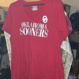 Fanatics Red Oklahoma Sooners Tee